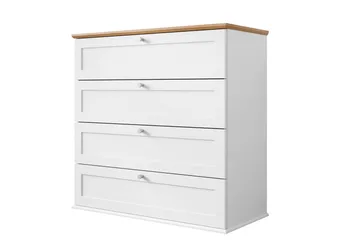 Hammerdal Kommode 92 cm - Hvit/Eik - Oppbevaring - Oppbevaringsmøbler - Kommode