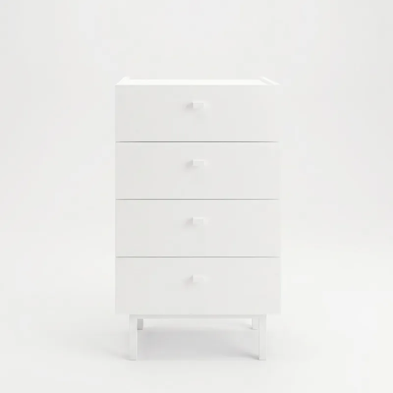 Kommode Hanah Home Luke (47,9 x 80,1 x 36,8 cm) Hvit, Hvit
