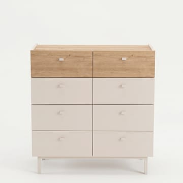 Kommode Hanah Home Luke (89,4 x 93,1 x 41,8 cm) Sand eik - Sand eik - Oppbevaring - Oppbevaringsmøbler - Kommode