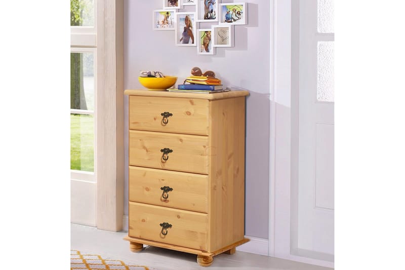 Hjørnekommode Loft24 Welton Kommode 50x80 cm Brun - Oppbevaring - Oppbevaringsmøbler - Kommode