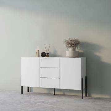 Kommode Jukon 2 dører med 3 skuffer - Hvit Supermatt, 154 cm - Oppbevaring - Oppbevaringsmøbler - Sideboard & skjenk