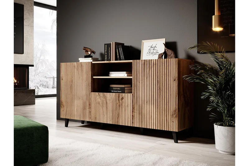 Juniskär Kommode - Svart|Eik - Oppbevaring - Oppbevaringsmøbler - Kommode