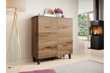 Kardos Kommode 110 cm - Natur/Svart - Oppbevaring - Oppbevaringsmøbler - Kommode