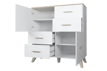 Kardos Kommode 45x110 cm - Natur/Svart - Oppbevaring - Oppbevaringsmøbler - Kommode