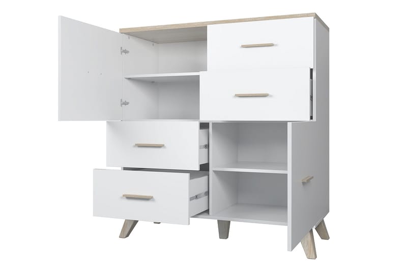 Kardos Kommode 45x110 cm - Natur/Svart - Oppbevaring - Oppbevaringsmøbler - Kommode