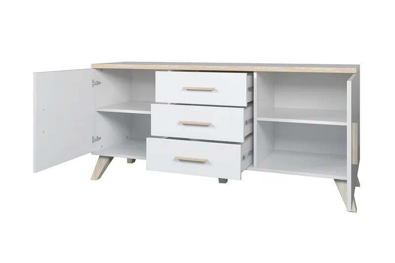 Kardos Kommode 45x150 cm - Natur/Svart - Oppbevaring - Oppbevaringsmøbler - Kommode