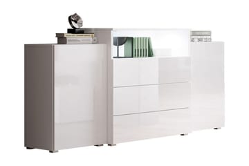 Kommode 150 cm - Hvit - Oppbevaring - Oppbevaringsmøbler - Kommode