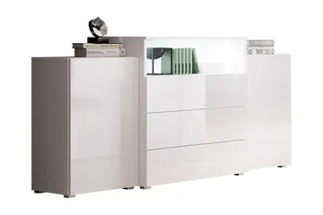 Kommode 150 cm - Hvit - Oppbevaring - Oppbevaringsmøbler - Kommode