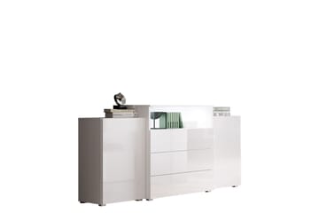 Kommode 150 cm - Hvit - Oppbevaring - Oppbevaringsmøbler - Kommode - Entrekommode