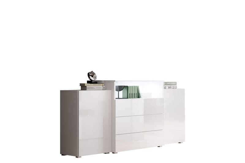 Kommode 150 cm - Hvit - Oppbevaring - Oppbevaringsmøbler - Kommode - Entrekommode