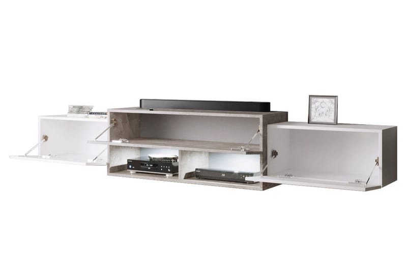 Kommode 150 cm - Hvit/Natur - Oppbevaring - Oppbevaringsmøbler - Kommode