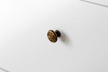 Kommode Anjou 140 cm Høy - Hvit - Oppbevaring - Oppbevaringsmøbler - Kommode