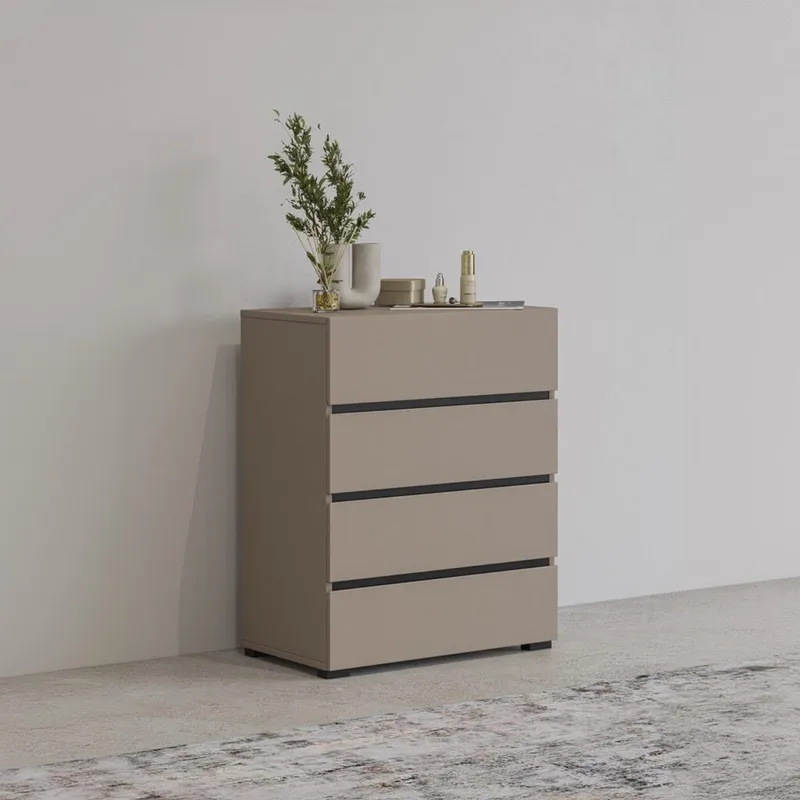 Kommode Cross med 4 skuffer - Congo - Oppbevaring - Oppbevaringsmøbler - Kommode