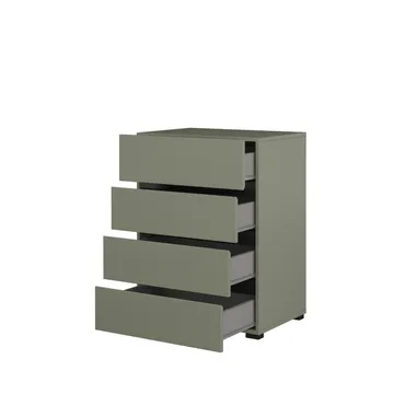 Kommode Cross med 4 skuffer - Grønn - Oppbevaring - Oppbevaringsmøbler - Kommode