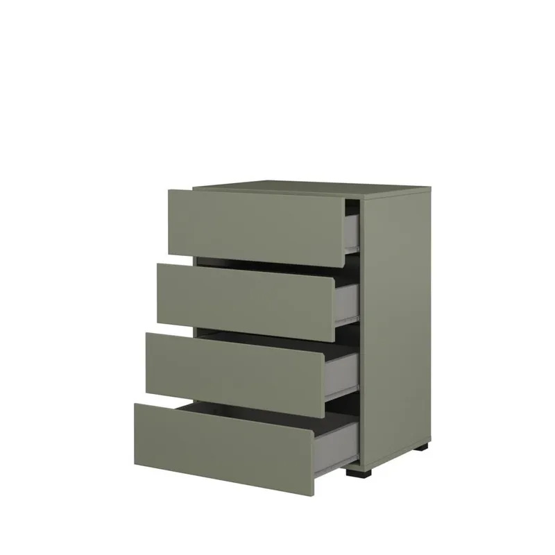 Kommode Cross med 4 skuffer - Grønn - Oppbevaring - Oppbevaringsmøbler - Kommode