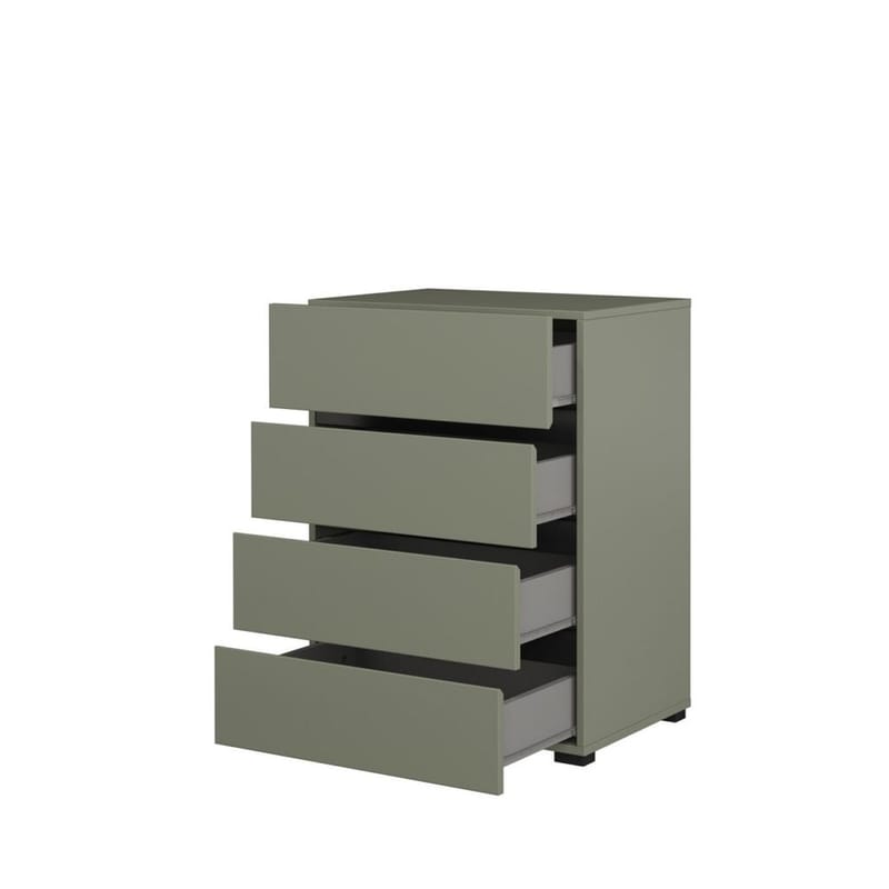 Kommode Cross med 4 skuffer - Grønn - Oppbevaring - Oppbevaringsmøbler - Kommode