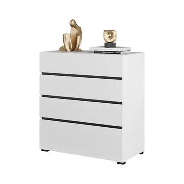 Kommode Cross S med 4 skuffer - Hvit - Oppbevaring - Oppbevaringsmøbler - Kommode