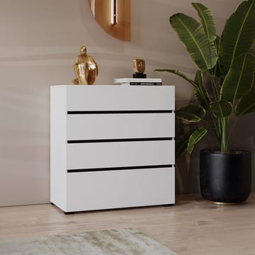 Kommode Cross S med 4 skuffer - Hvit - Oppbevaring - Oppbevaringsmøbler - Kommode