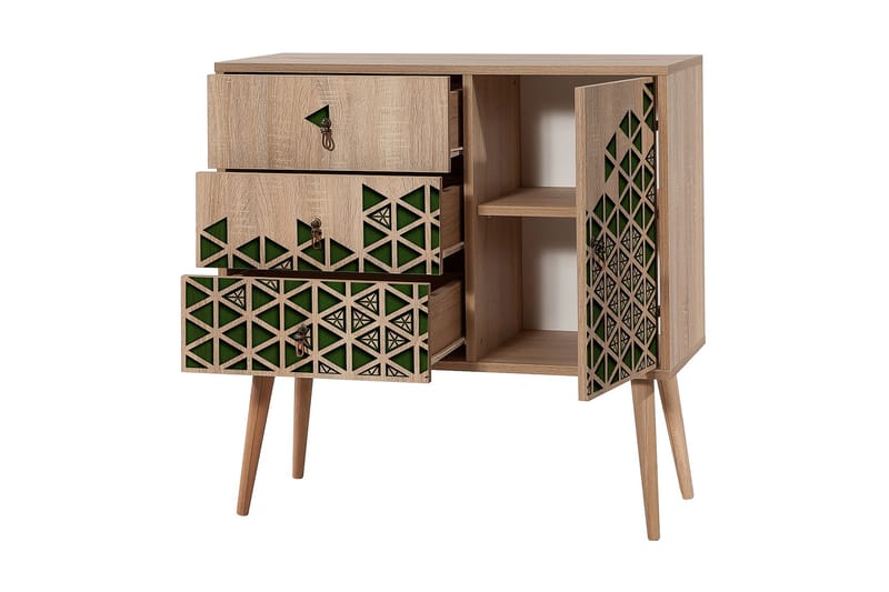Kommode Gillberga 90 cm - Brun - Oppbevaring - Oppbevaringsmøbler - Kommode