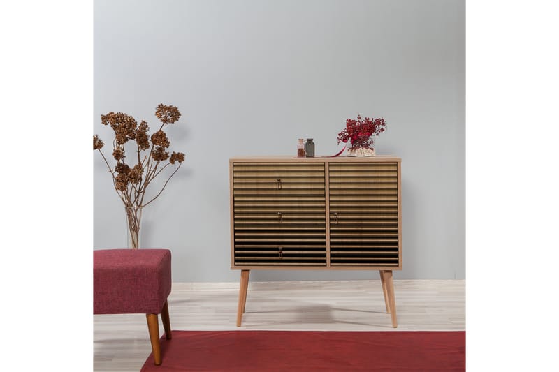 Kommode Gillberga 90 cm - Brun - Oppbevaring - Oppbevaringsmøbler - Kommode