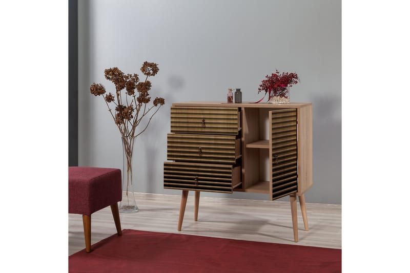 Kommode Gillberga 90 cm - Brun - Oppbevaring - Oppbevaringsmøbler - Kommode