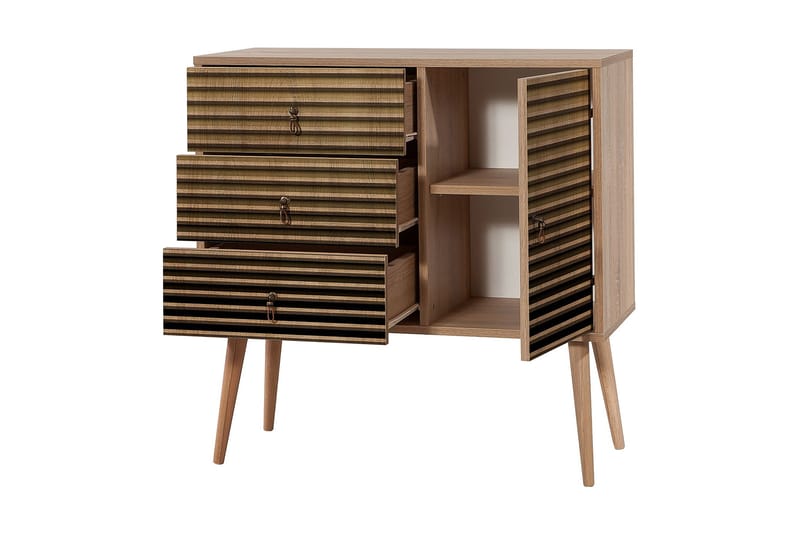Kommode Gillberga 90 cm - Brun - Oppbevaring - Oppbevaringsmøbler - Kommode