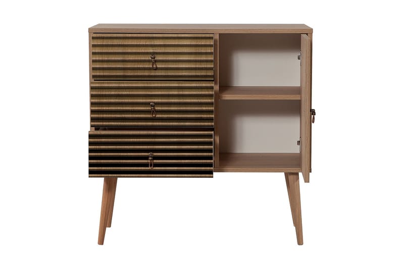 Kommode Gillberga 90 cm - Brun - Oppbevaring - Oppbevaringsmøbler - Kommode