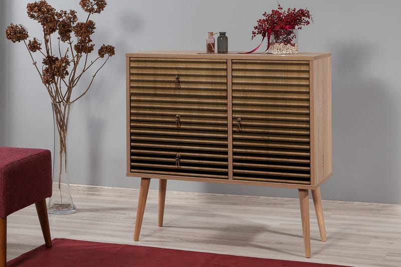 Kommode Gillberga 90 cm - Brun - Oppbevaring - Oppbevaringsmøbler - Kommode