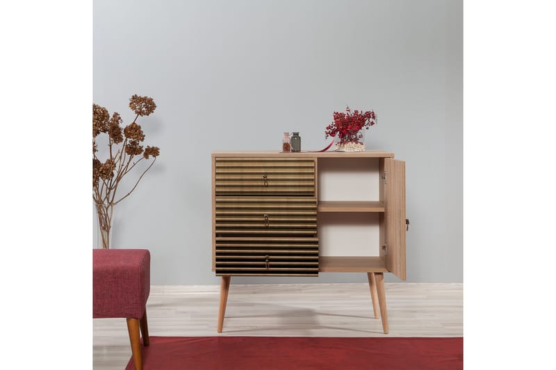 Kommode Gillberga 90 cm - Brun - Oppbevaring - Oppbevaringsmøbler - Kommode