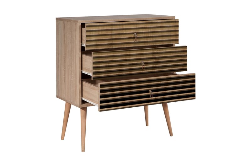 Kommode Gillberga 90 cm - Brun - Oppbevaring - Oppbevaringsmøbler - Kommode