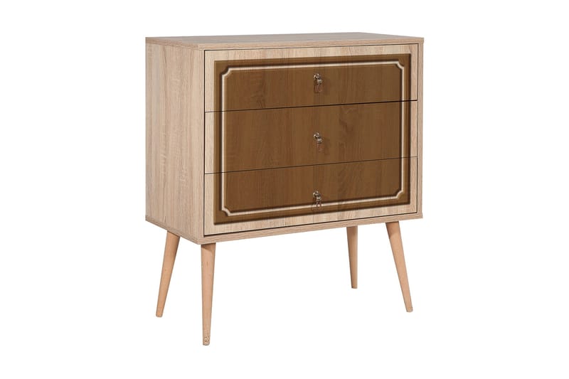 Kommode Gillberga 90 cm - Brun - Oppbevaring - Oppbevaringsmøbler - Kommode