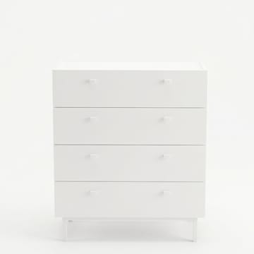 Kommode Hanah Home Luke (80 x 93,1 x 41,8 cm) Hvit - Hvit - Oppbevaring - Oppbevaringsmøbler - Kommode