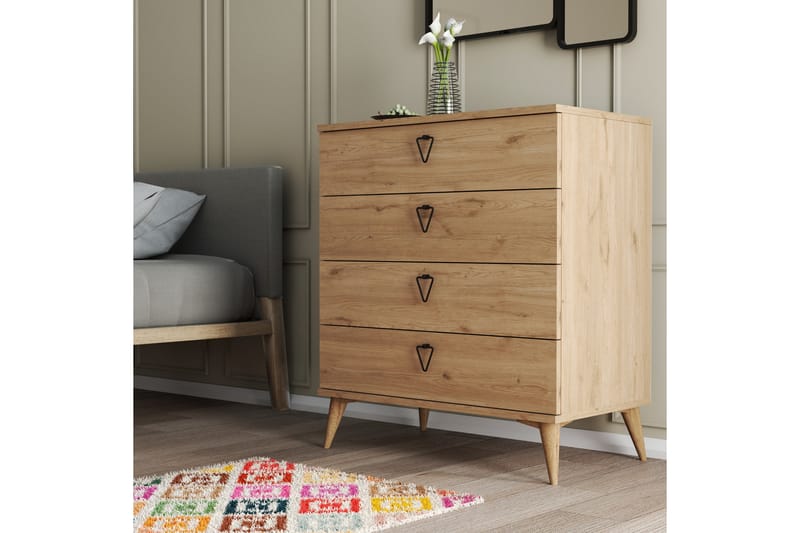 Kommode Heerle 45x80 cm - Natur - Oppbevaring - Oppbevaringsmøbler - Kommode