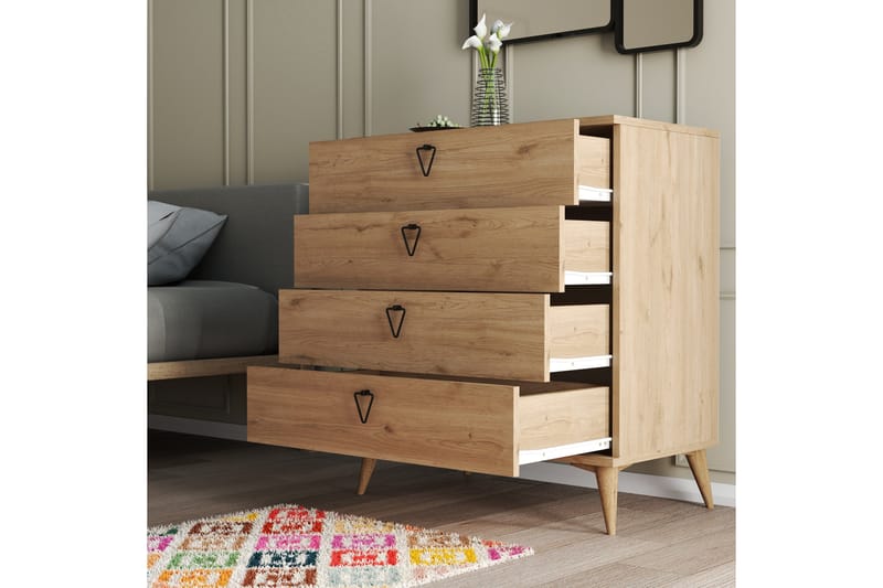Kommode Heerle 45x80 cm - Natur - Oppbevaring - Oppbevaringsmøbler - Kommode