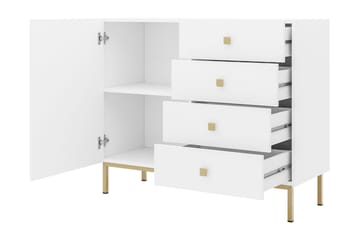 Kommode Hermann 100 cm - Hvit - Oppbevaring - Oppbevaringsmøbler - Kommode