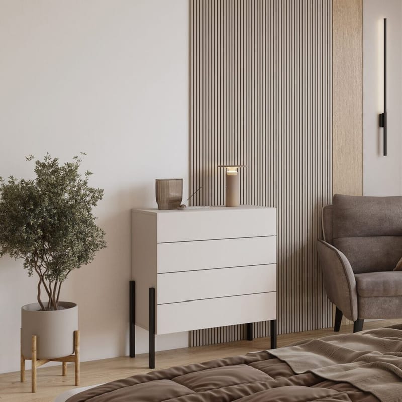 Kommode Jukon S med 4 skuffer - Oppbevaring - Oppbevaringsmøbler - Kommode