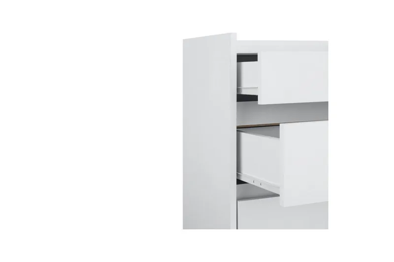Kommode Kosmo Hvit, 4 skuffer - Hvit, 4 skuffer - Oppbevaring - Oppbevaringsmøbler - Kommode