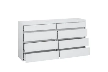 Kommode Kosmo Hvit, 8 skuffer - Hvit, 8 skuffer - Oppbevaring - Oppbevaringsmøbler - Kommode