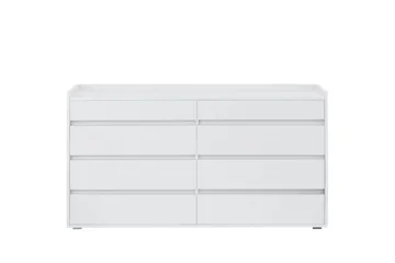 Kommode Kosmo Hvit, 8 skuffer - Hvit, 8 skuffer - Oppbevaring - Oppbevaringsmøbler - Kommode