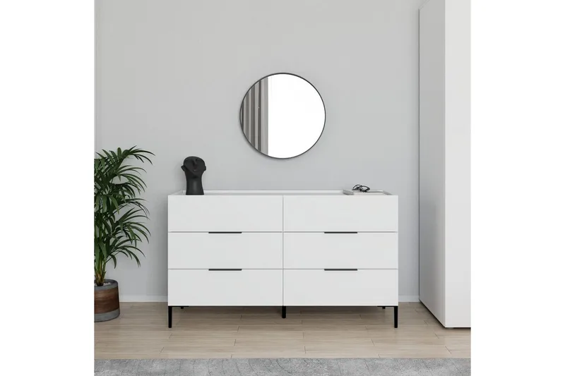 Kommode Matul Hvit - Hvit - Oppbevaring - Oppbevaringsmøbler - Kommode