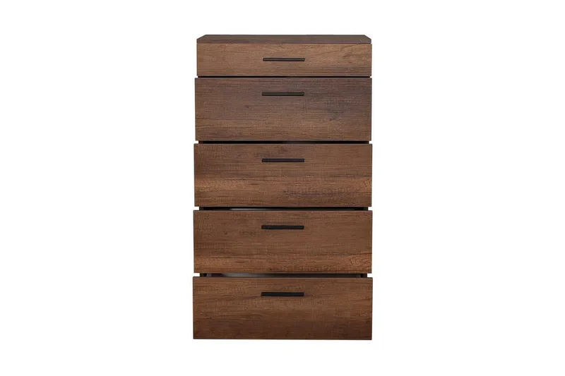 Kommode Matul Valnøtt - Rødfarget tre - Oppbevaring - Oppbevaringsmøbler - Kommode