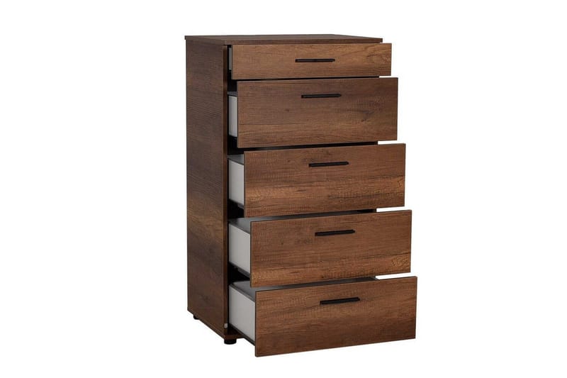 Kommode Matul Valnøtt - Rødfarget tre - Oppbevaring - Oppbevaringsmøbler - Kommode