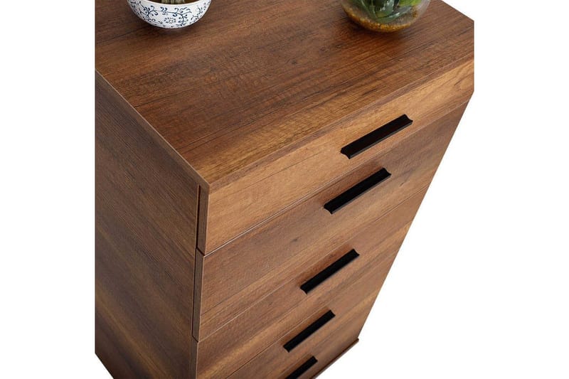 Kommode Matul Valnøtt - Rødfarget tre - Oppbevaring - Oppbevaringsmøbler - Kommode