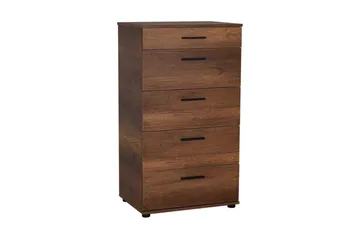 Kommode Matul Valnøtt - Rødfarget tre - Oppbevaring - Oppbevaringsmøbler - Kommode