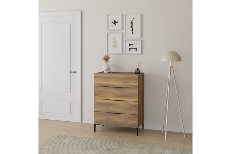 Kommode Matul Valnøtt - Valnøtt - Oppbevaring - Oppbevaringsmøbler - Kommode