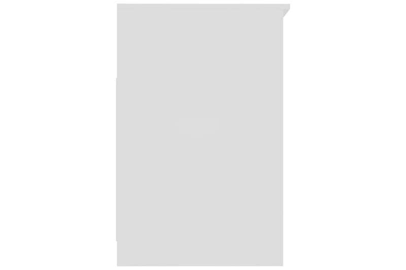 Kommode med skuffer høyglans hvit 40x50x76 cm sponplate - Hvit - Kommode - Entrekommode - Entreoppbevaring