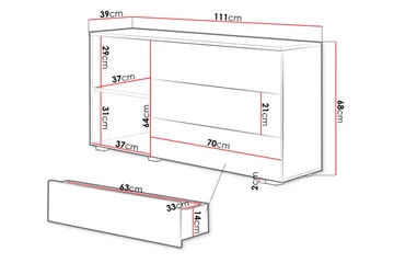 Kommode - Natur - Oppbevaring - Oppbevaringsmøbler - Kommode