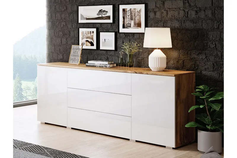 Kommode - Natur/Hvit - Oppbevaring - Oppbevaringsmøbler - Kommode