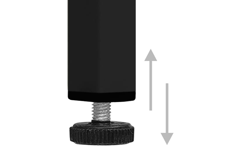 Kommode svart 80x35x101,5 cm stål - Svart - Kommode - Entrekommode - Entreoppbevaring
