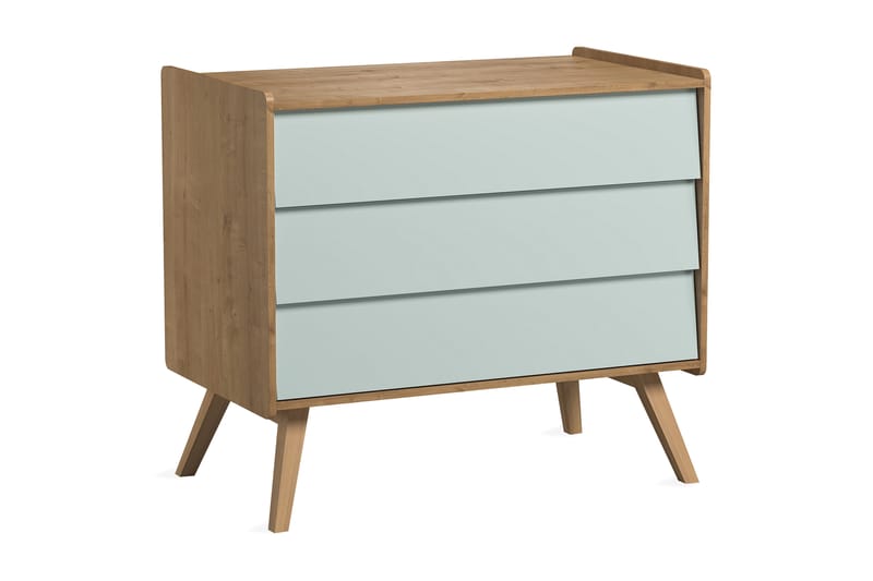 Kommode Vintage Tre / Natur / Grønn - VOX - Oppbevaring - Oppbevaringsmøbler - Kommode